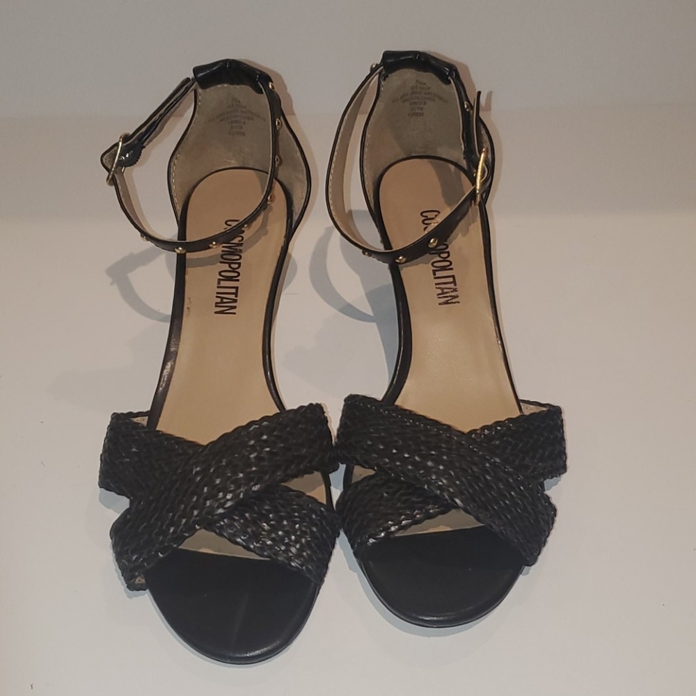 Cosmopolitan open toe wedges